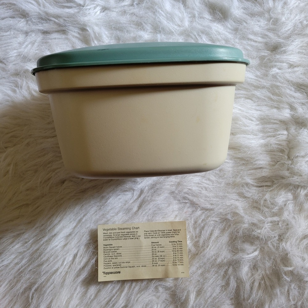 Vintage Tupperware 3 Piece Microwave Steamer Set 888-12 - M‎ - Picture 2 of 12